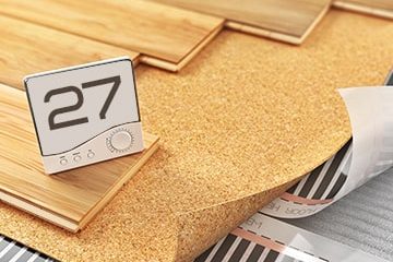 График плавного поднятия температуры тёплого пола и предельное значение ~27°C